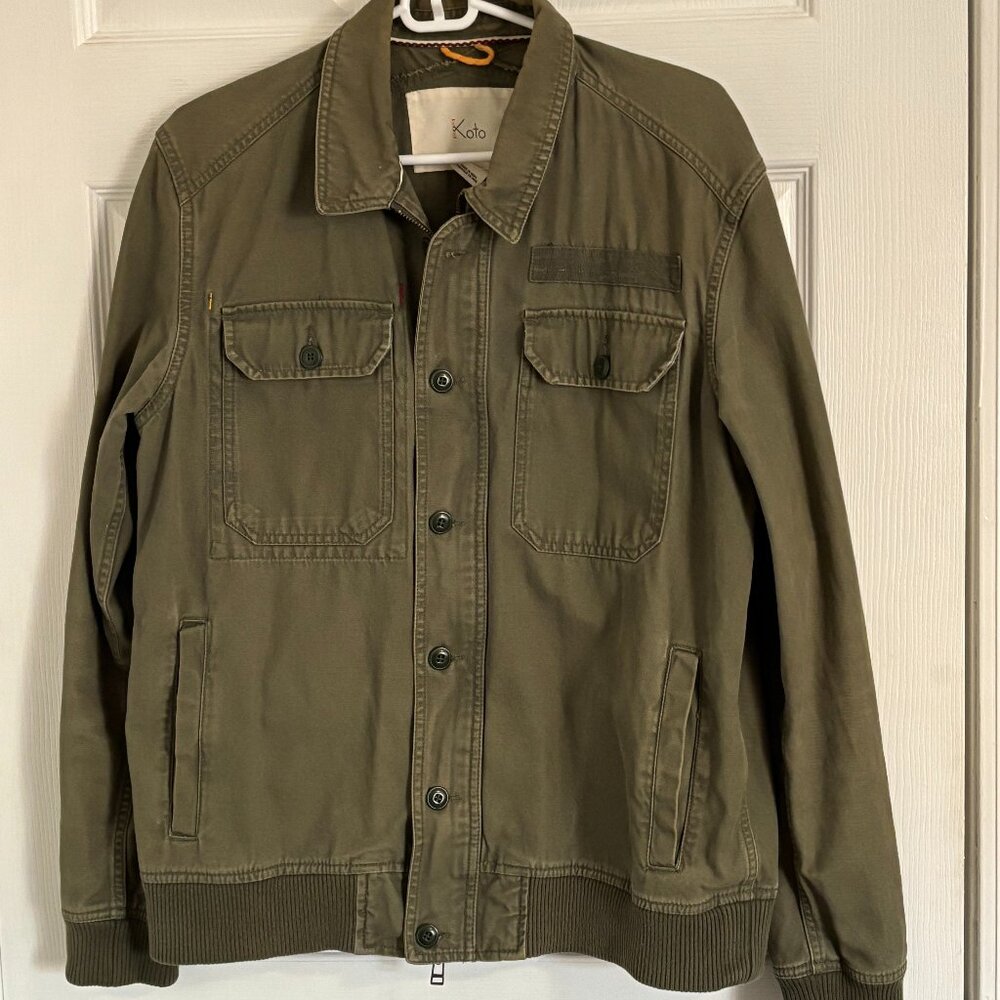 koto Green Army Style Jacket